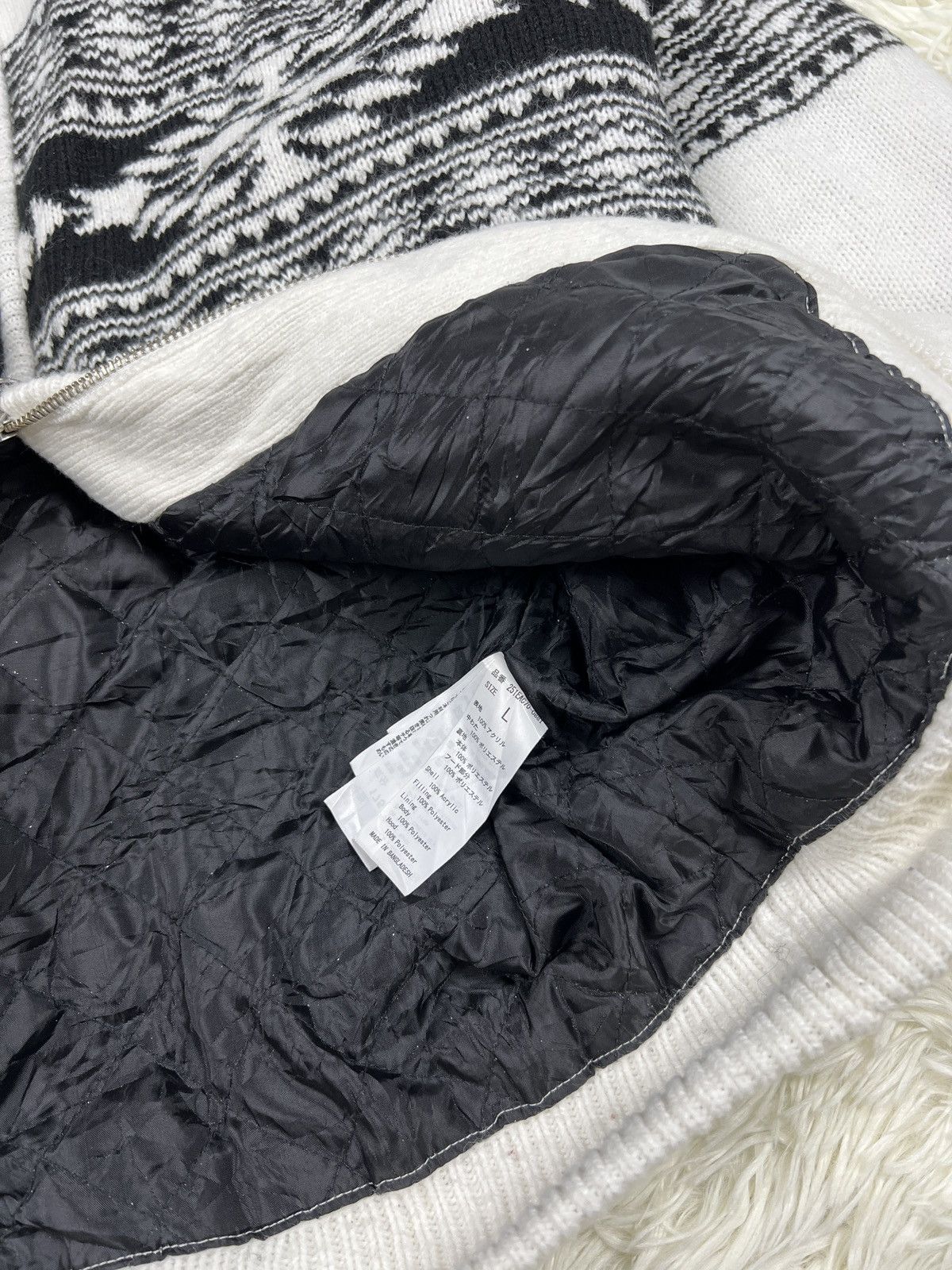 Designer × Japanese Brand AZUL BY MOUSSY | CHIMAYO QUILTING KNIT BLOUSON Size US L / EU 52-54 / 3 - 10 Thumbnail