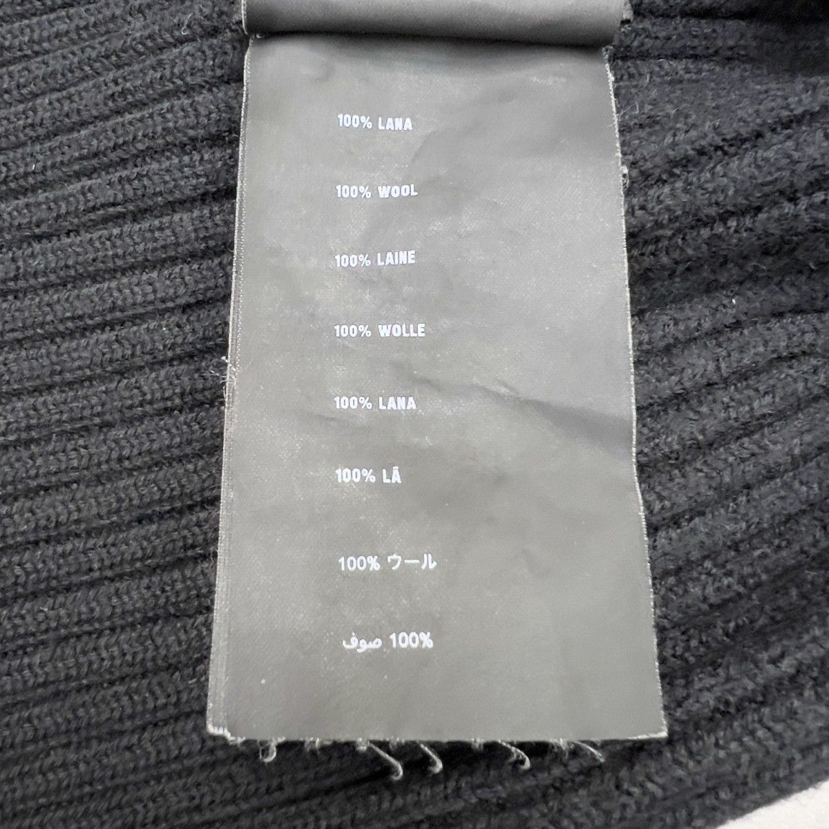 Prada Prada Linea Rossa Ribbed Wool Beanie Size ONE SIZE - 7 Thumbnail