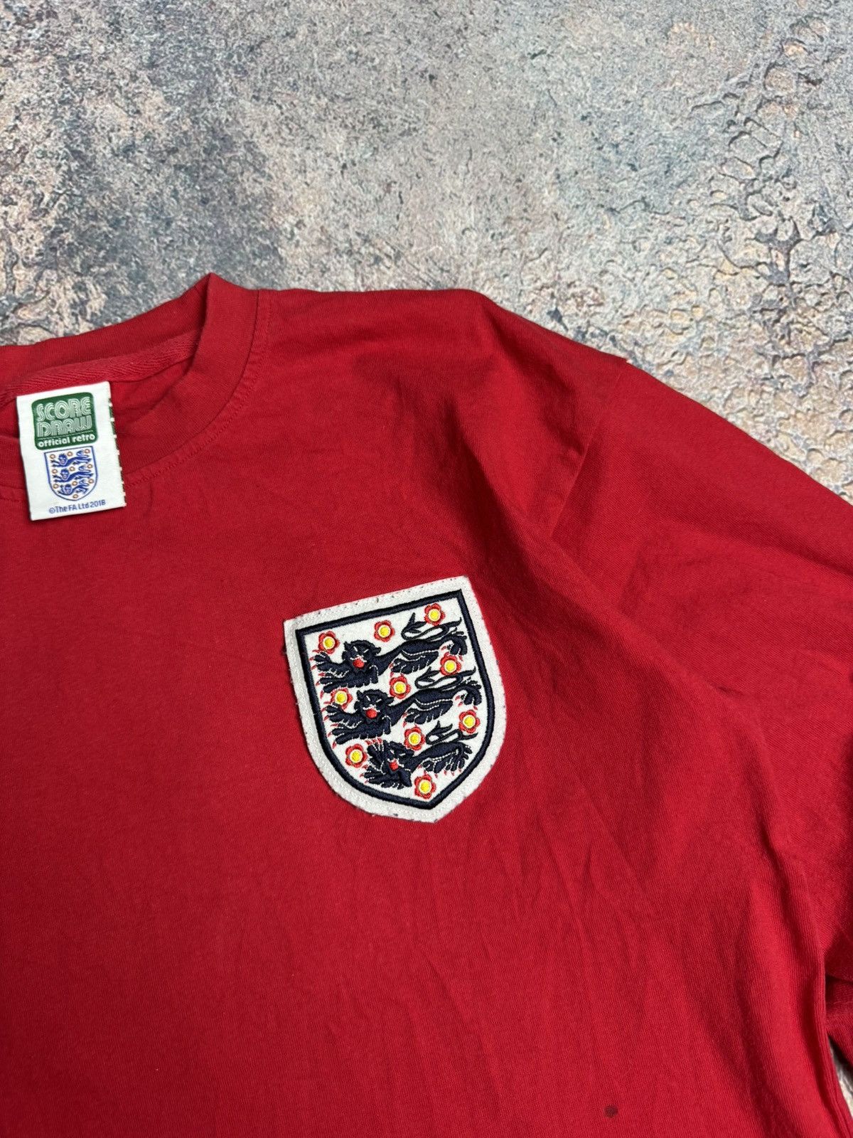 Vintage England National 1966 Score Draw Bobby Moore jersey shirt Size US M / EU 48-50 / 2 - 6 Thumbnail
