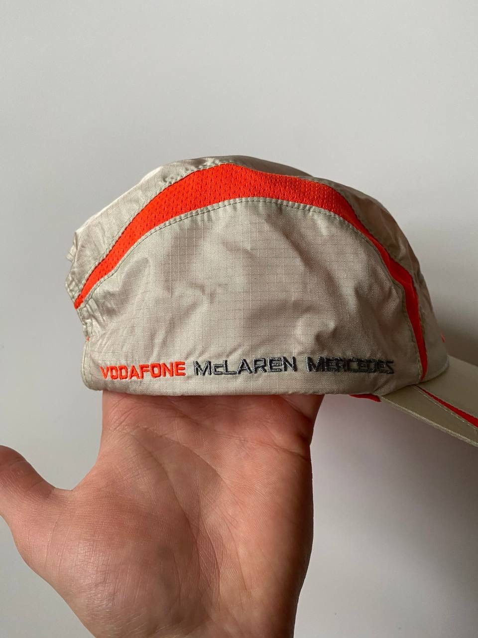 Formula 1 Vintage Vodafone Racing McLaren Mercedes Benz Hat Formula 1 Size ONE SIZE - 4 Thumbnail