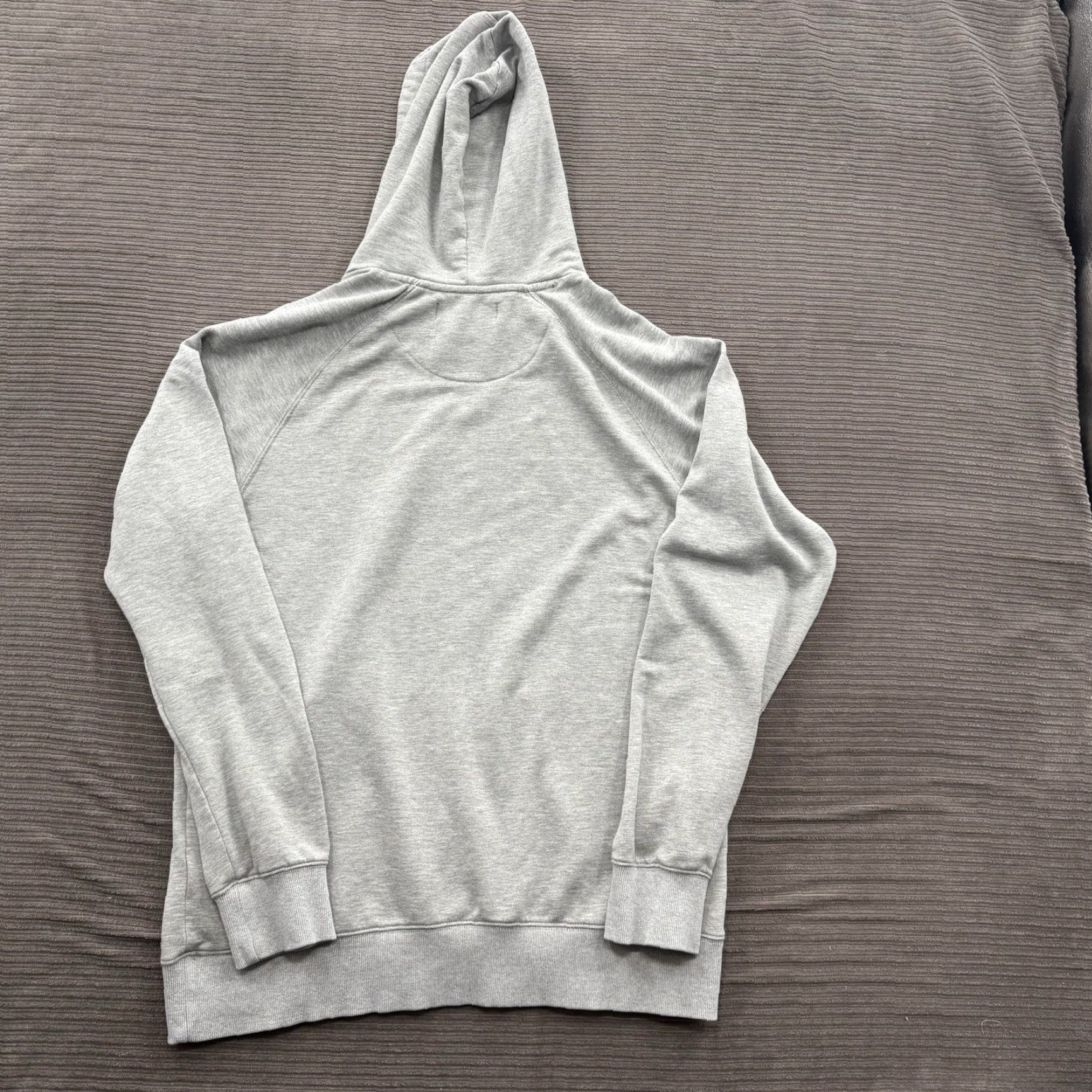 Vintage Alpha Hoodie Men XL Gray Cotton Comfort Fleece Gym Outdoor All Seasons Hooded Pockets Size US XL / EU 56 / 4 - 2 Thumbnail