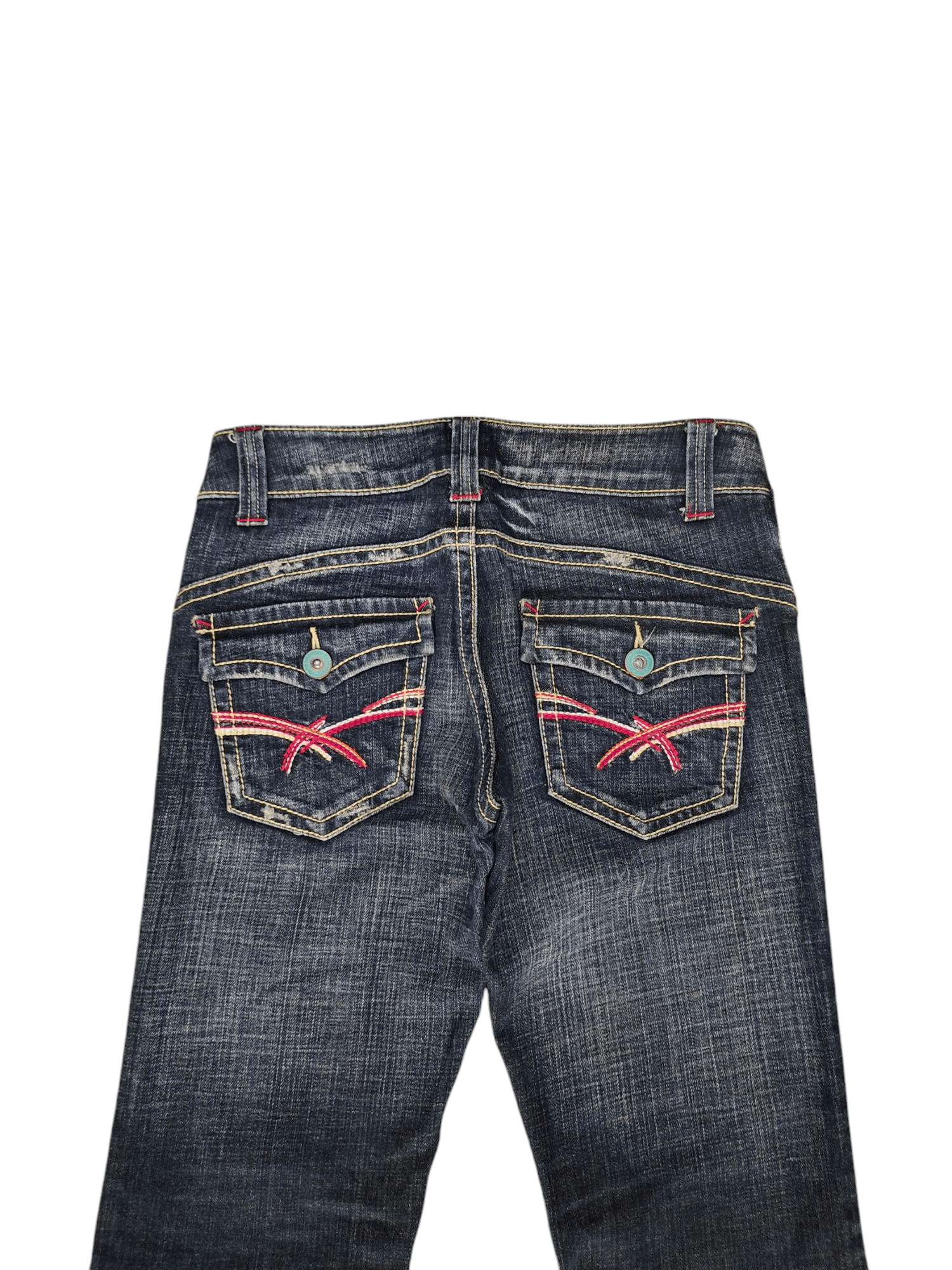 Japanese Brand Flare Jeans Camel Road Japan Faded Low Rise Denim Bootcut Size US 29 - 12 Thumbnail