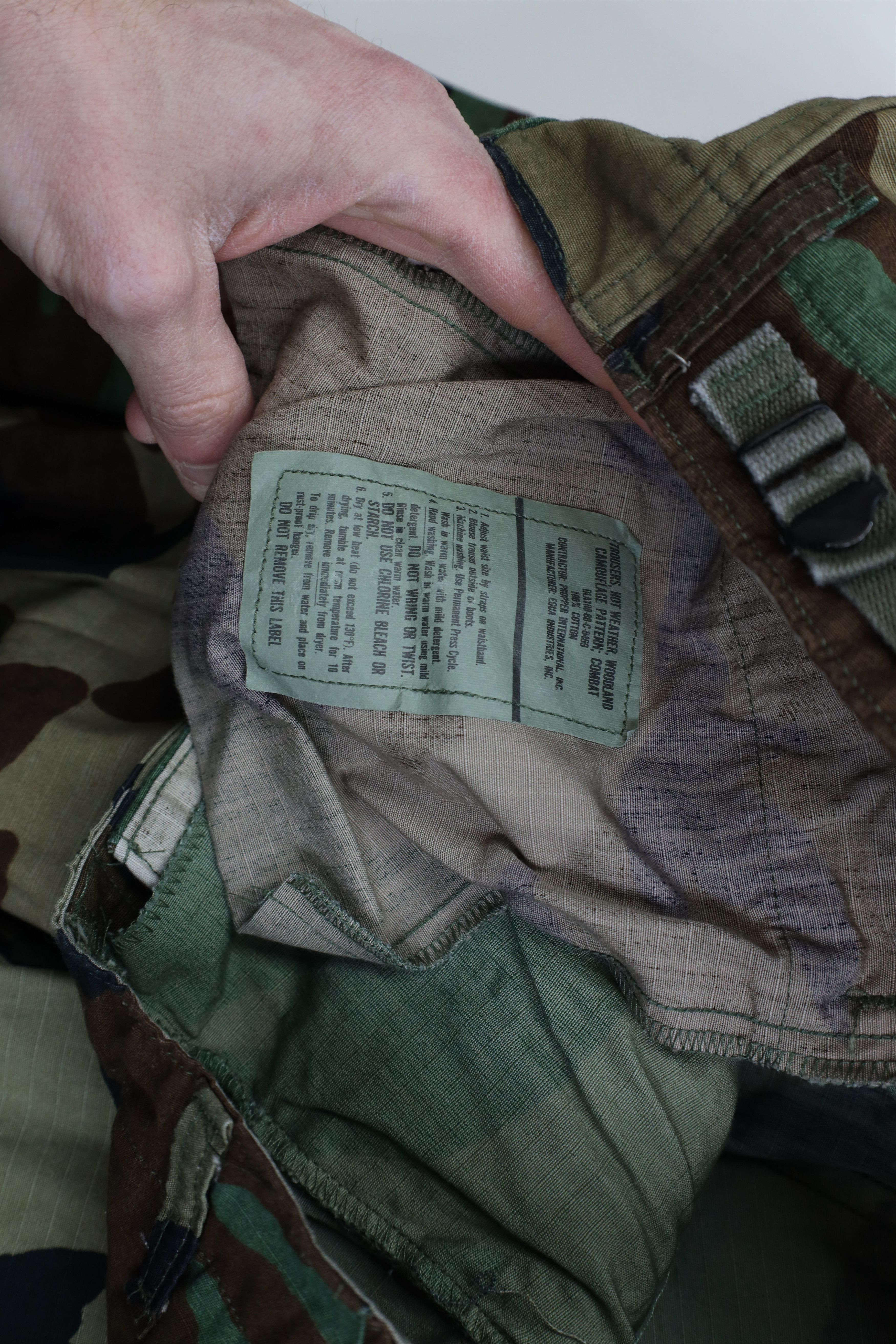 Vintage Vintage 80s Propper Short Camouflage Hot Combat Pants Size US 34 / EU 50 - 8 Thumbnail
