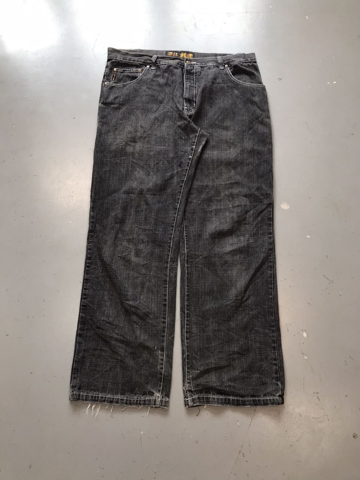 C1RCA × Southpole × Vintage Vintage cir ca white thread embroidered loose fit denim Size US 40 / EU 56 - 2 Thumbnail