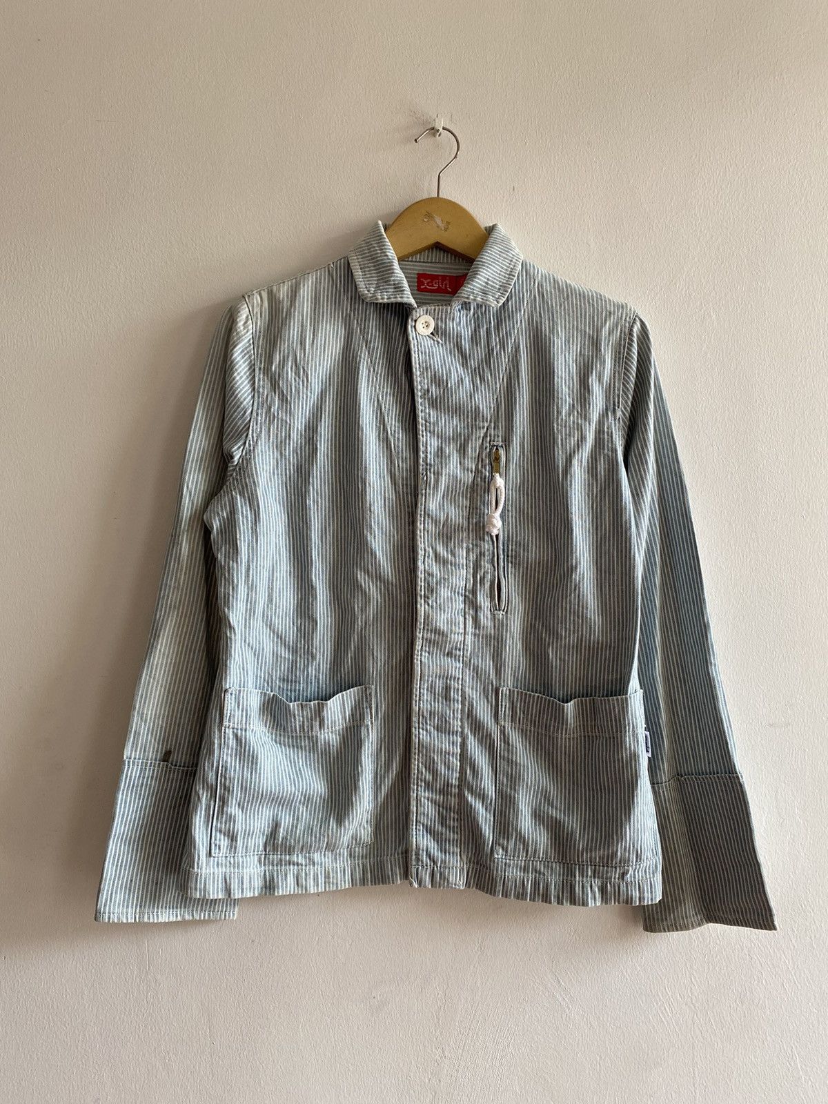 If Six Was Nine × Japanese Brand × Le Grande Bleu (L.G.B.) BINDINGOFFER Xgirl japanese denim jacket goa Size US S / EU 44-46 / 1 - 1 Thumbnail
