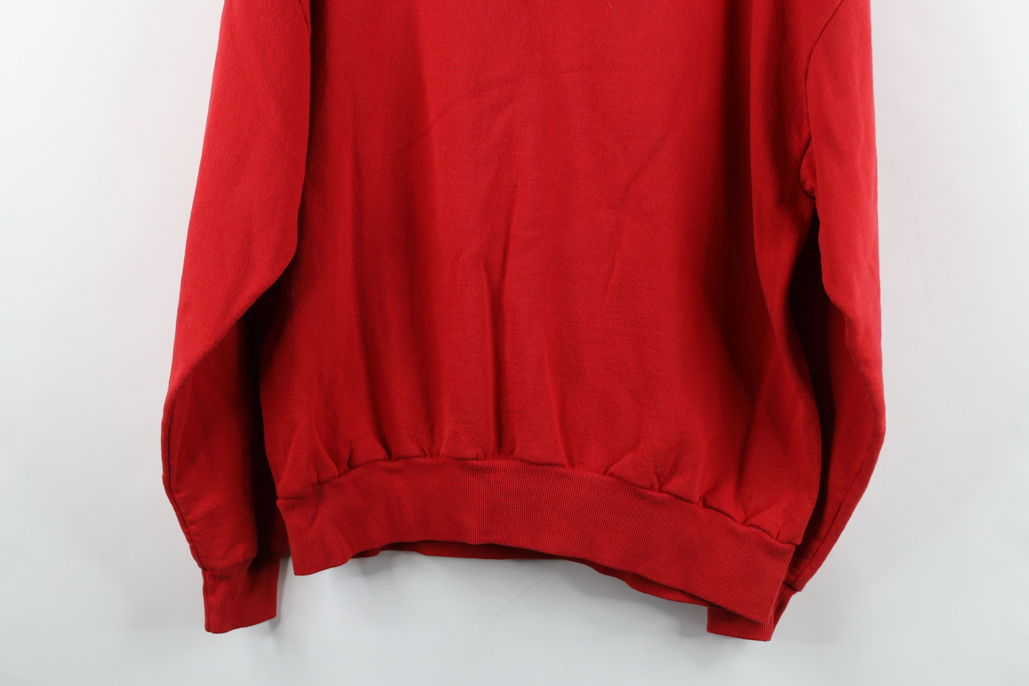 Vintage Vintage 90s Streetwear Christmas Gingerbread Sweatshirt Red Size XL / US 12-14 / IT 48-50 - 13 Thumbnail