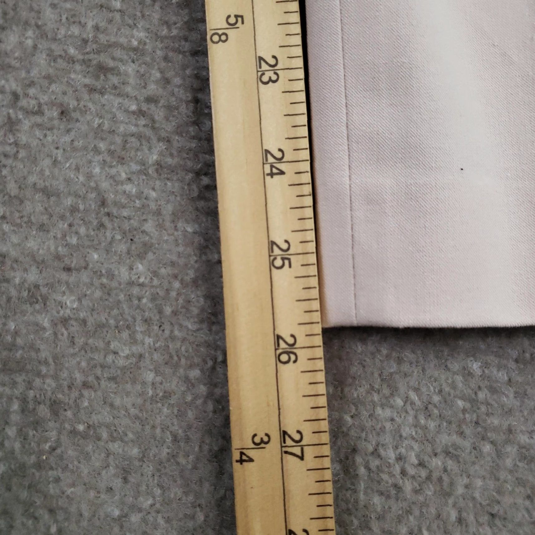 Vintage Akris Punto Dress Pants Womens 10 Pink Twill Pockets Slim Straight Office Business Size 32" / US 10 / IT 46 - 3 Thumbnail