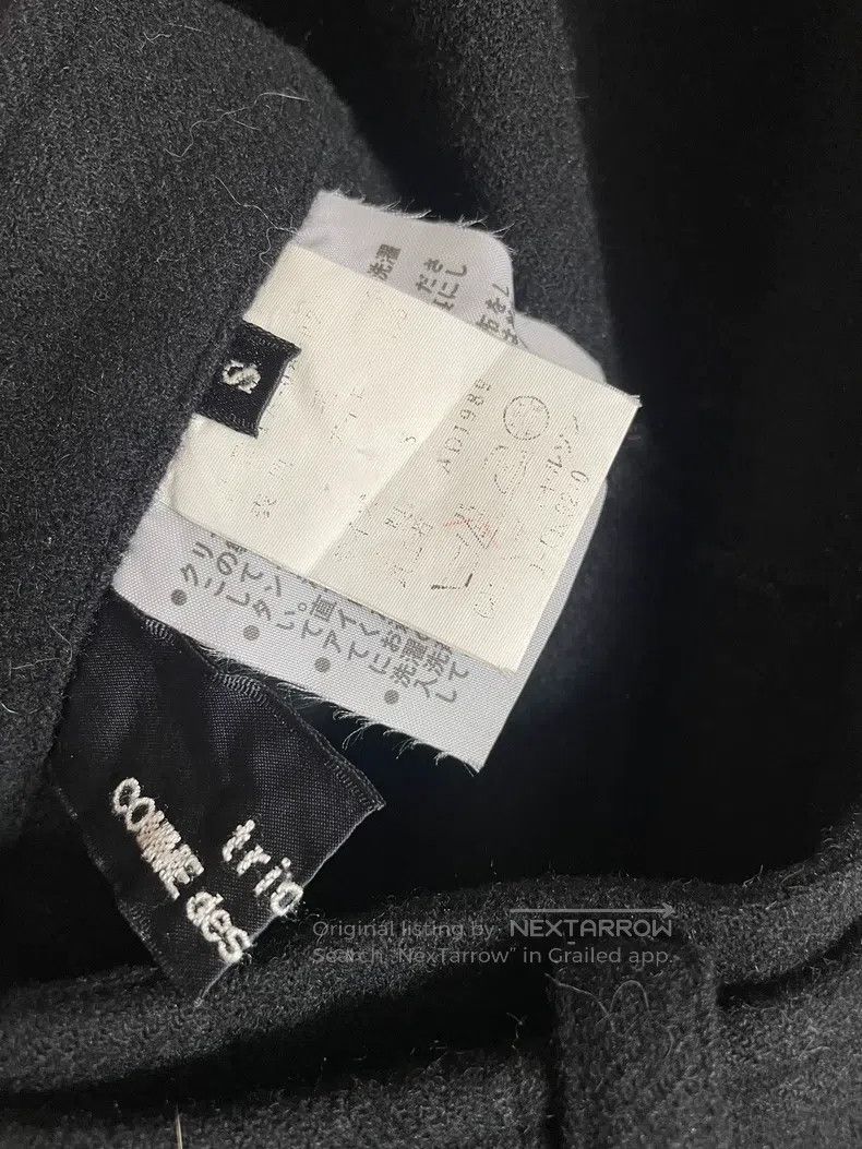 Comme des Garcons Comme Des Garcons Black wool dress with fringe, hollow-out Size S / US 4 / IT 40 - 6 Thumbnail