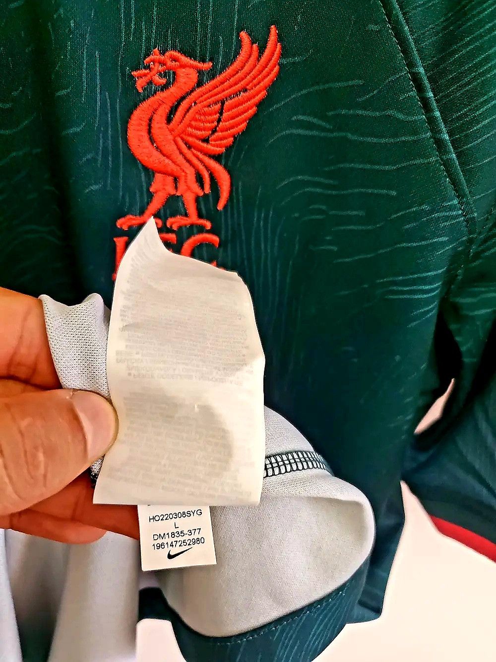 Nike Liverpool 2022-23 Jersey Diogo Jota #20 New condition size L Size US L / EU 52-54 / 3 - 7 Thumbnail