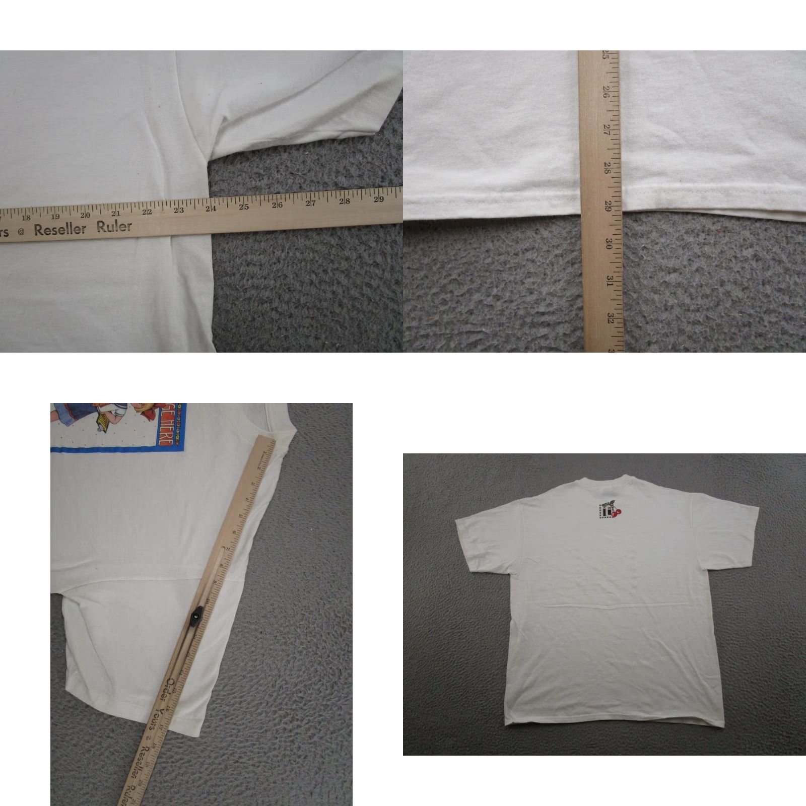 Vintage VINTAGE Mary Engelbreit ME Mountain shirt XL White Crew Neck Short Sleeve Womens 90s 80s Mary Engelbreit Logo Size XL / US 12-14 / IT 48-50 - 8 Thumbnail