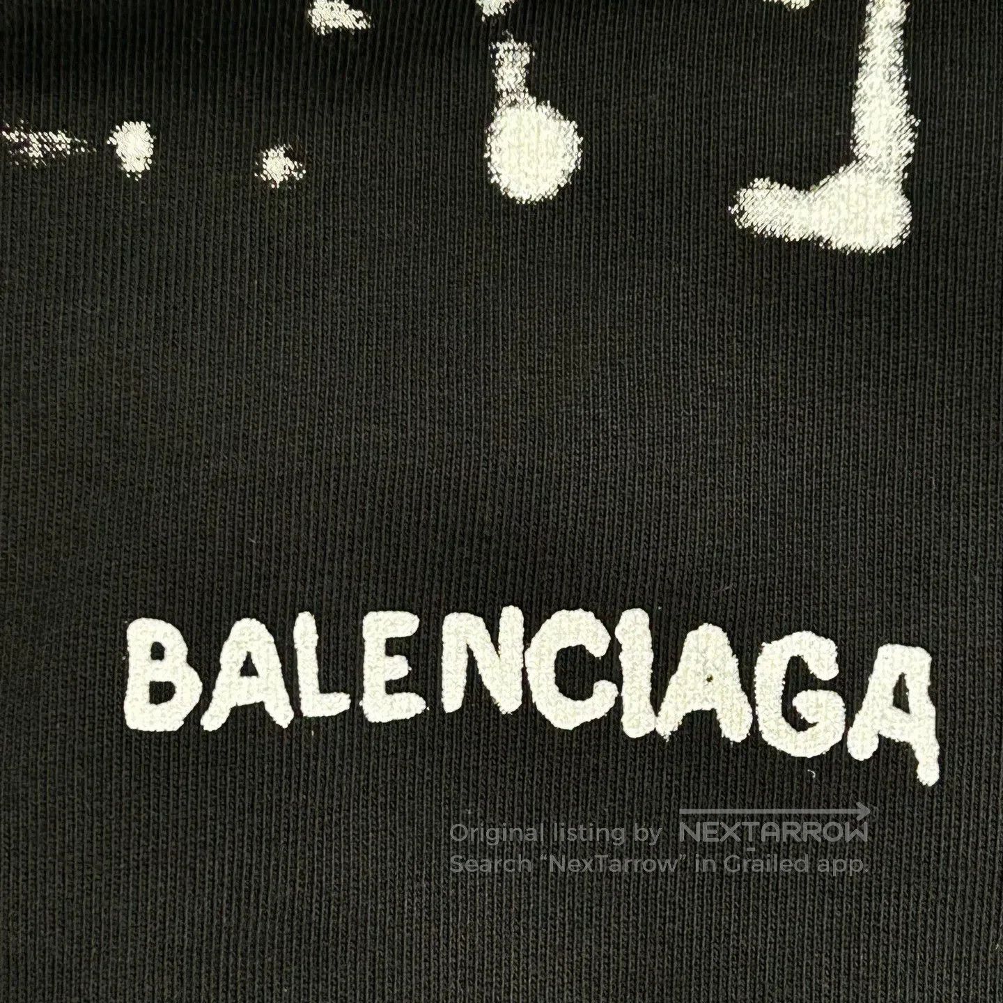 Balenciaga Balenciaga Logo-printed black hoodie with front and back l Size US S / EU 44-46 / 1 - 7 Thumbnail