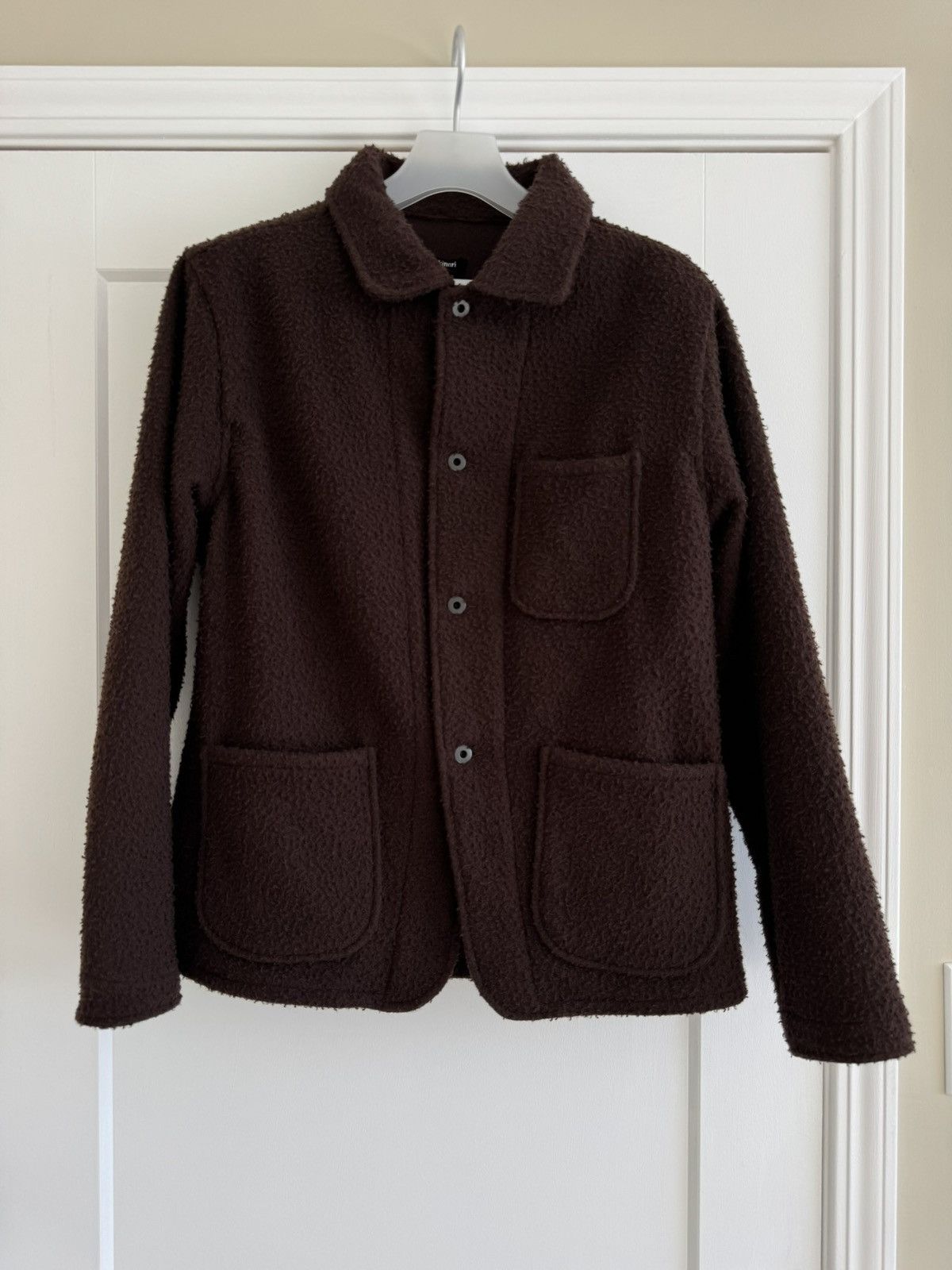 Evan Kinori Evan Kinori Three Pocket Jacket Brown Casentino Wool Small Size US S / EU 44-46 / 1 - 4 Thumbnail