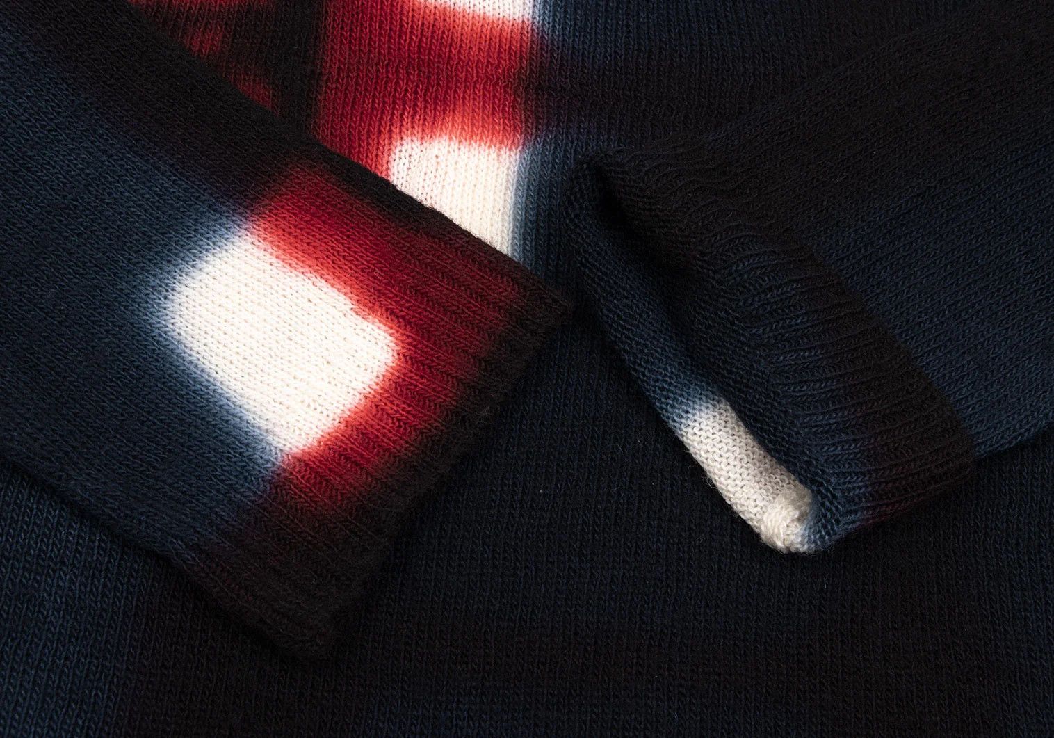 Yohji Yamamoto Yohji Yamamoto Wool Dyed Check Knit Navy Red Size US M / EU 48-50 / 2 - 6 Thumbnail