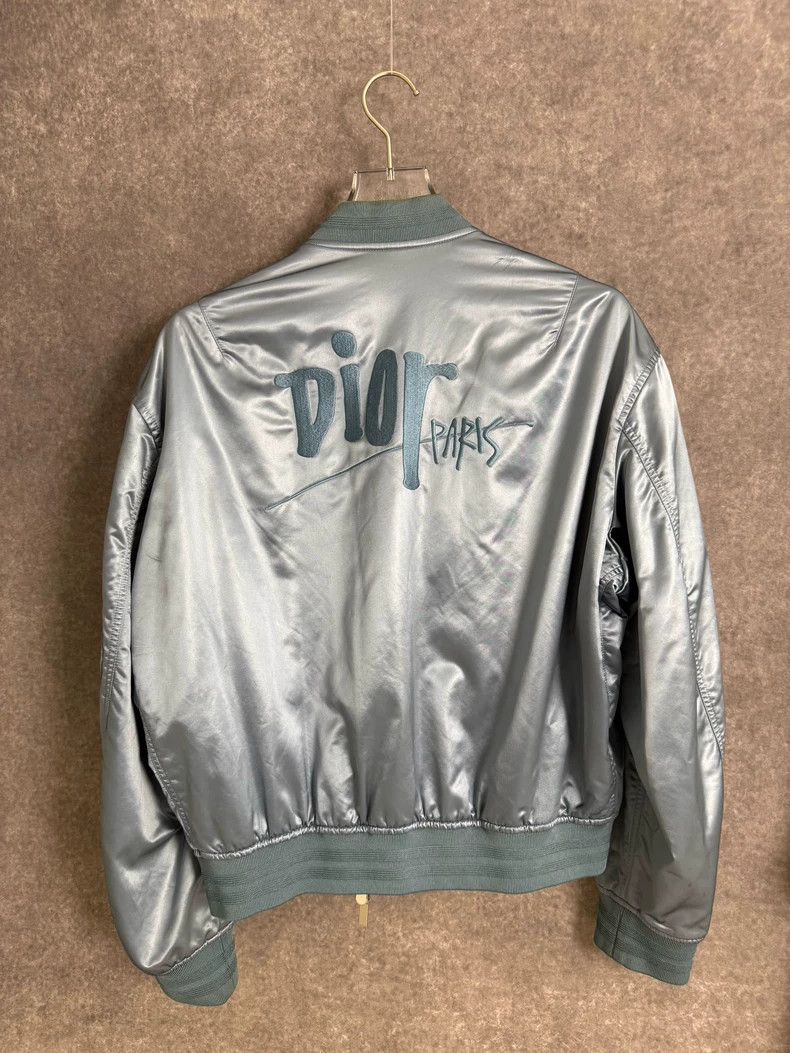 Dior Dior Co-branded ice blue flying jacket Size US M / EU 48-50 / 2 - 2 Thumbnail