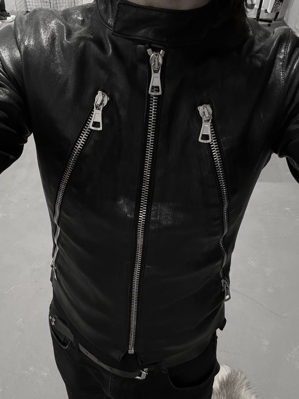 Maison Margiela SS05 Maison Martin Margiela 5 zip Leather Jacket Size S / US 4 / IT 40 - 10 Thumbnail