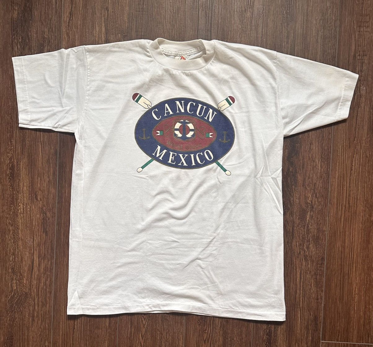 Vintage Vintage Cancun Mexico shirt Size US XL / EU 56 / 4 - 1 Thumbnail