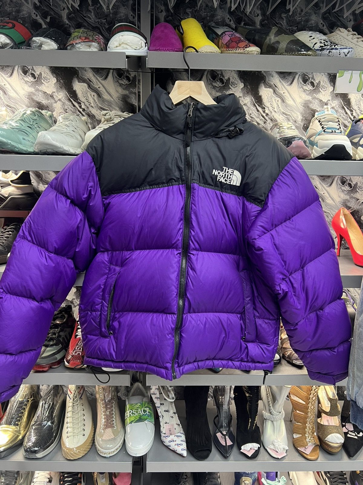 The North Face The North Face Purple Bomber Jacket Size US M / EU 48-50 / 2 - 1 Thumbnail