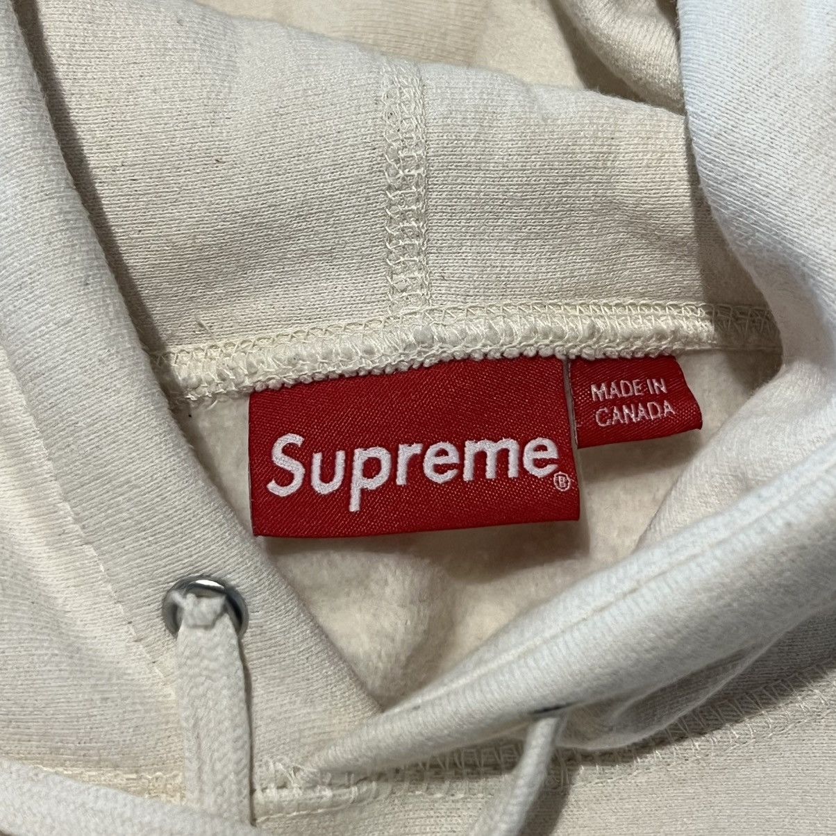 Supreme Supreme Cross Box Logo Hooded Sweatshirt Natural • L Size US L / EU 52-54 / 3 - 3 Thumbnail
