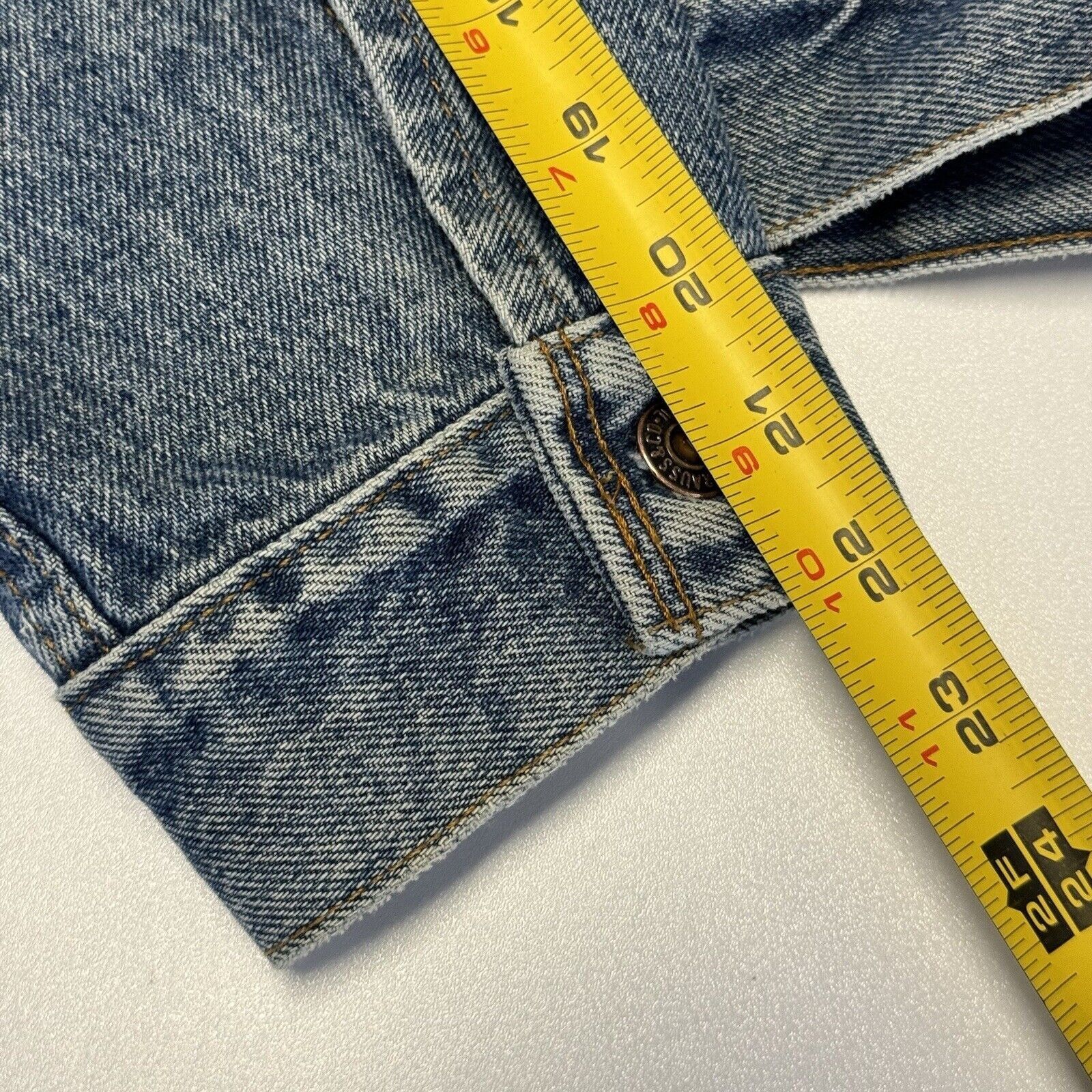 Levi's × Vintage Vintage Levis Trucker Denim Jacket Mens Large L Harley David Size US L / EU 52-54 / 3 - 14 Thumbnail