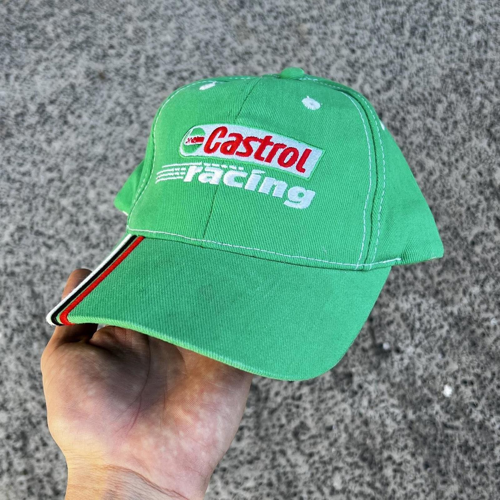 Fox Racing Green Castrol Racing Cap 🏁 Size ONE SIZE - 2 Thumbnail