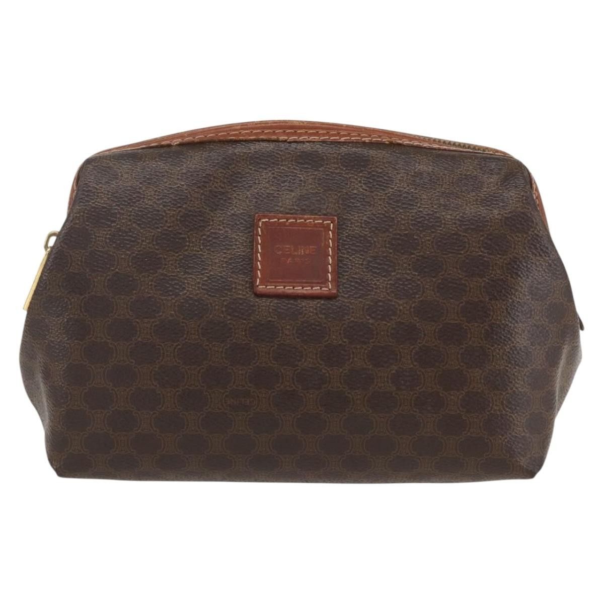 Celine Celine Macadam Pochette Canvas and Leather Size ONE SIZE - 1 Thumbnail