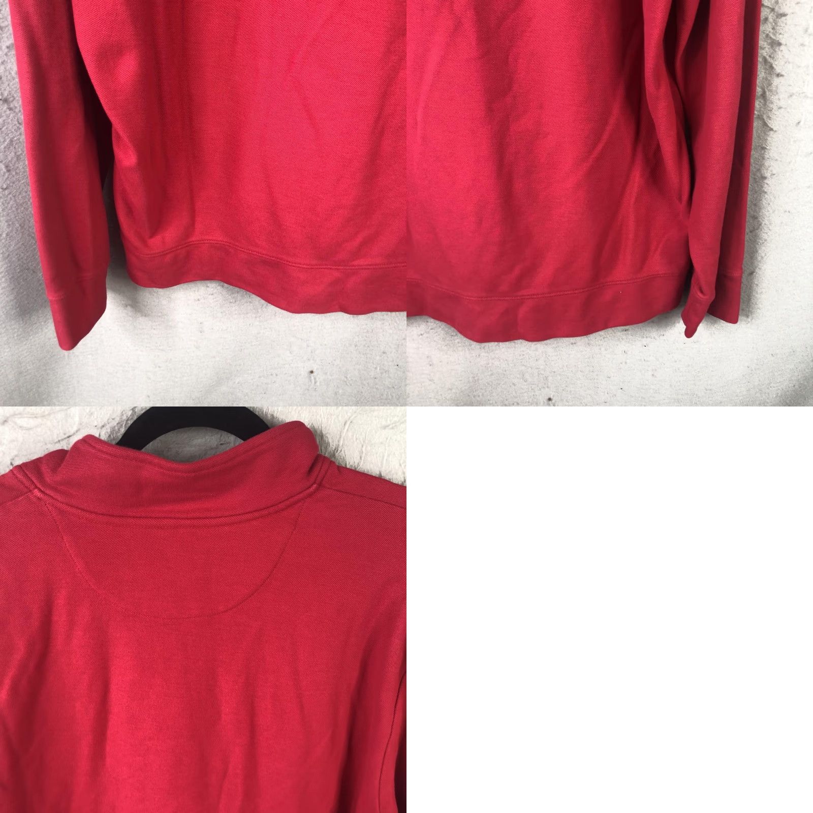 Vineyard Vines Vineyard Vines Sweater Mens XL Red 1/4 Zip Mock Neck Pima Cotton Knit Pullover Size US XL / EU 56 / 4 - 10 Thumbnail