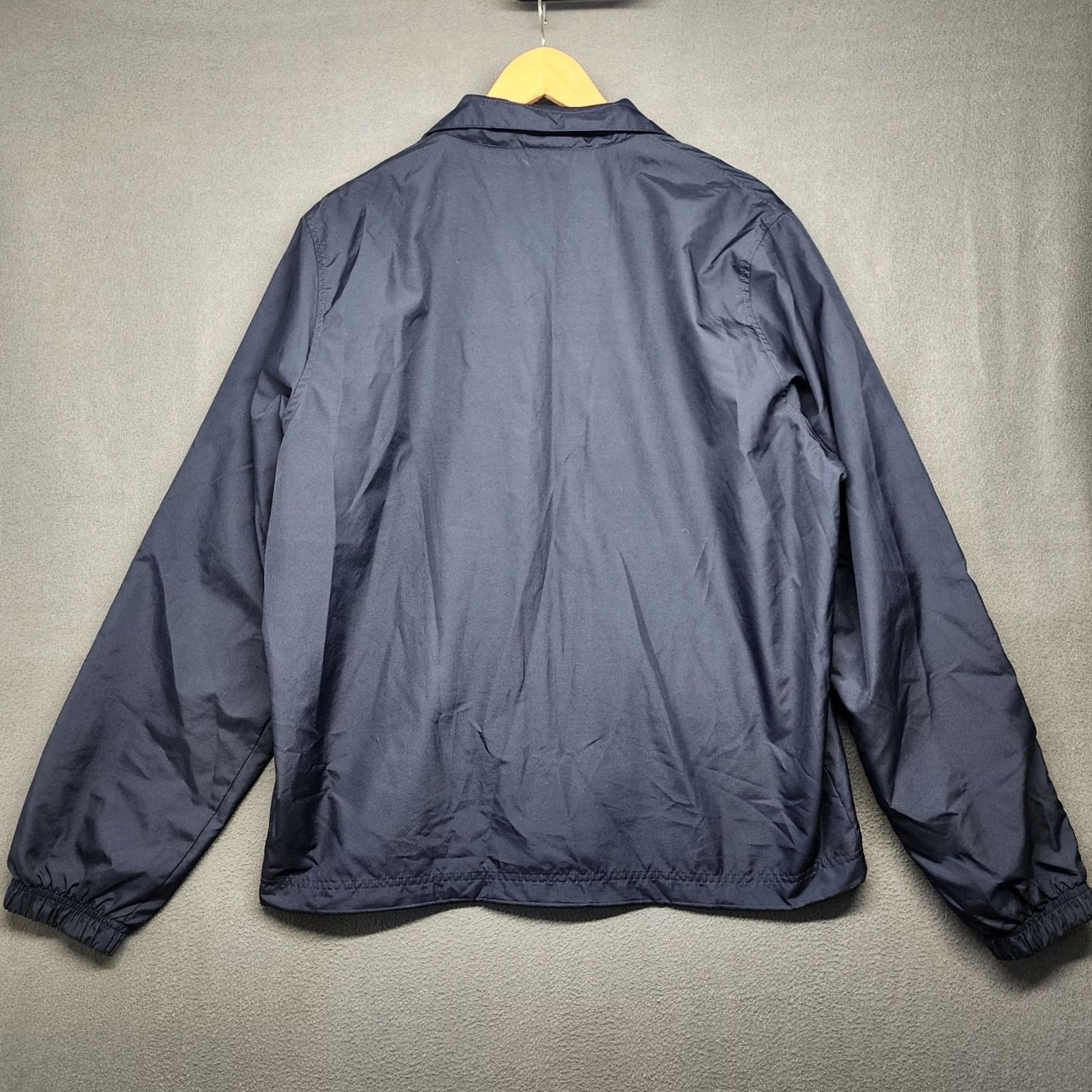 Nike Nike Windbreaker Jacket Mens Large Navy Blue Full Zip Lined Sport Culture Size US L / EU 52-54 / 3 - 2 Thumbnail