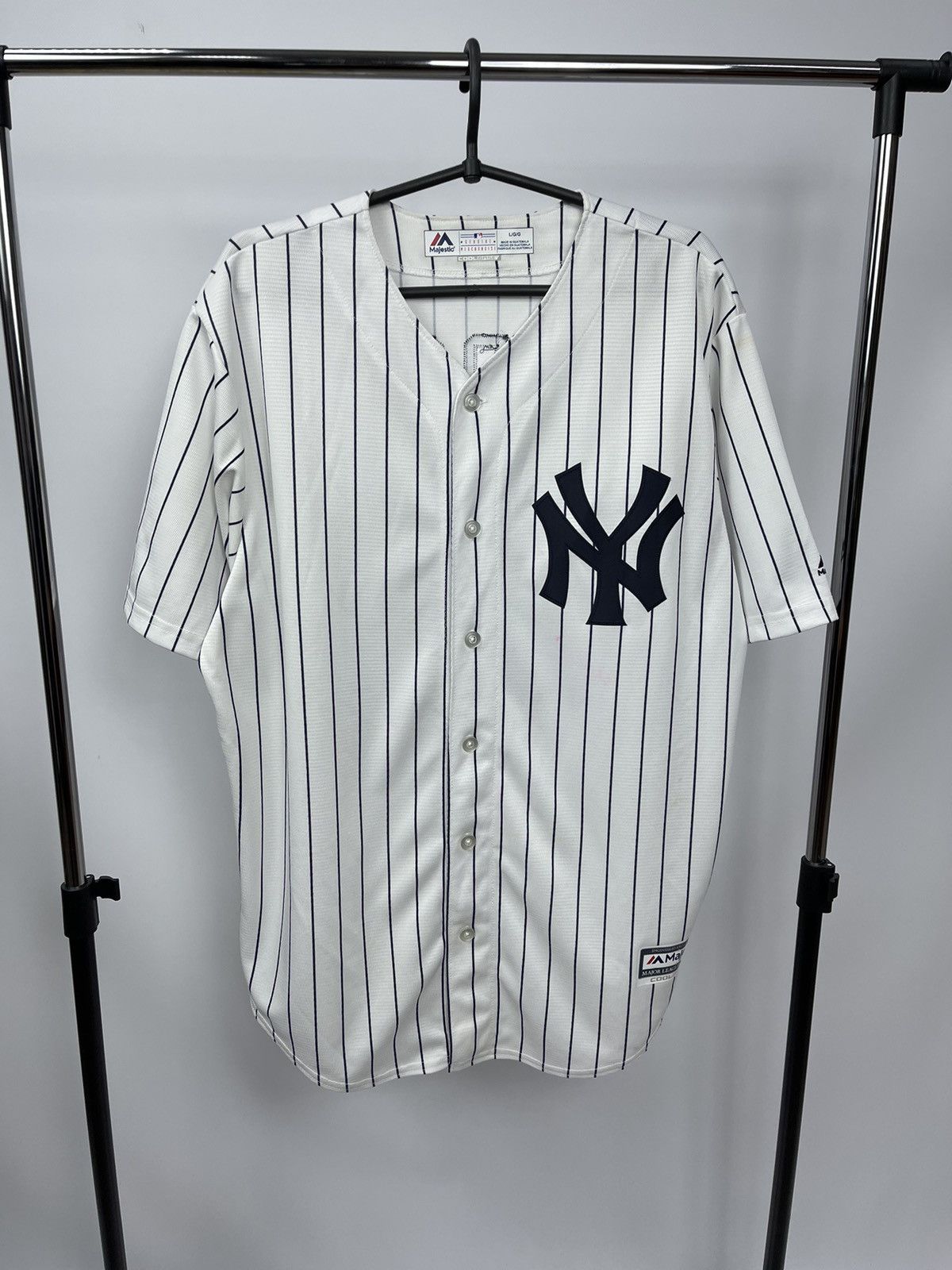 Majestic × New York Yankees Majestic Aaron Judge NY Yankees Home Jersey Size LWhite #99 Size US L / EU 52-54 / 3 - 2 Thumbnail