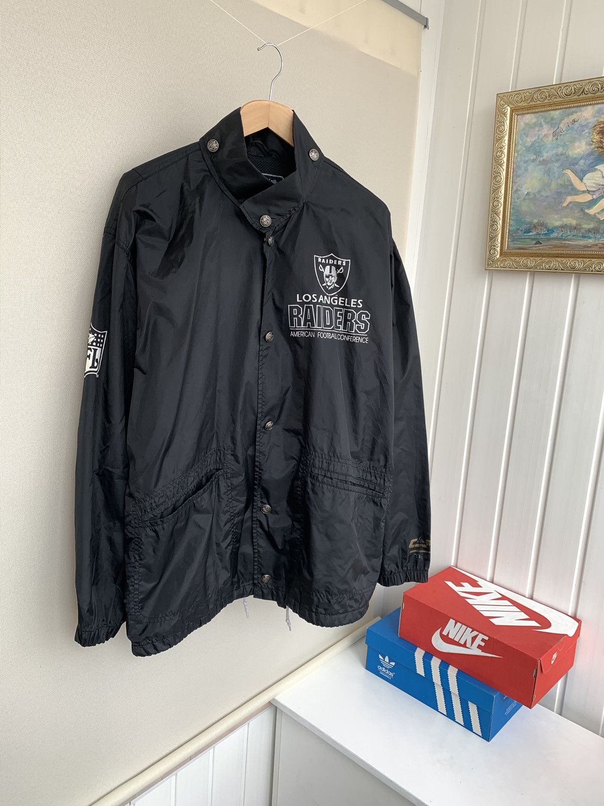 NFL Campri LOS ANGELES RAIDERS 1991 Vintage Jacket Size L Size US L / EU 52-54 / 3 - 1 Thumbnail