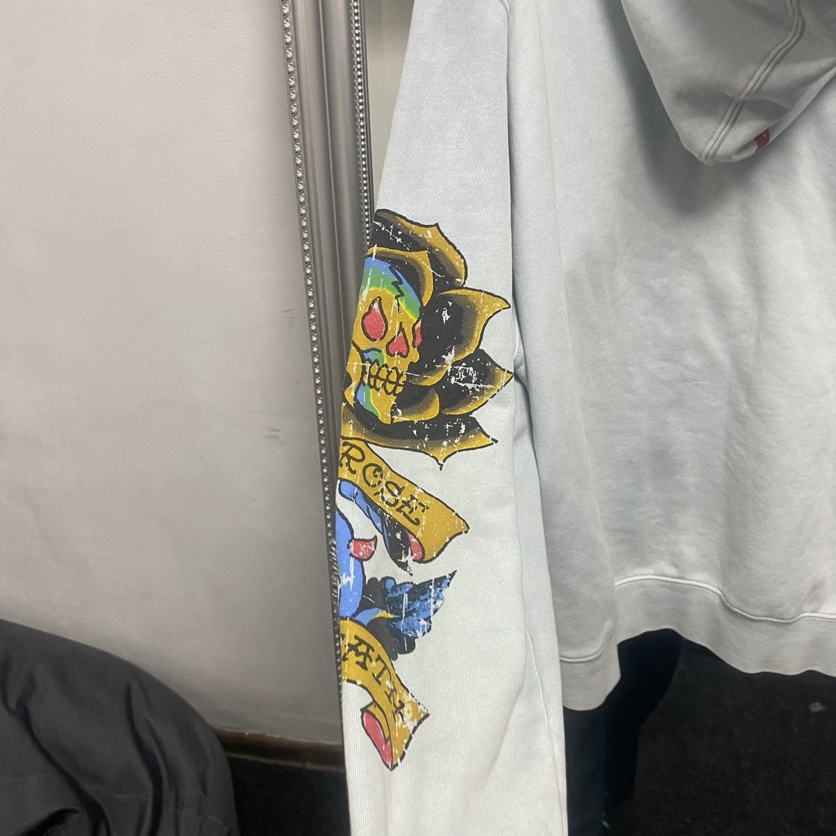 Ed Hardy Vintage Ed Hardy Zip Hoodie All Print By Christian Audigier Size US M / EU 48-50 / 2 - 13 Thumbnail