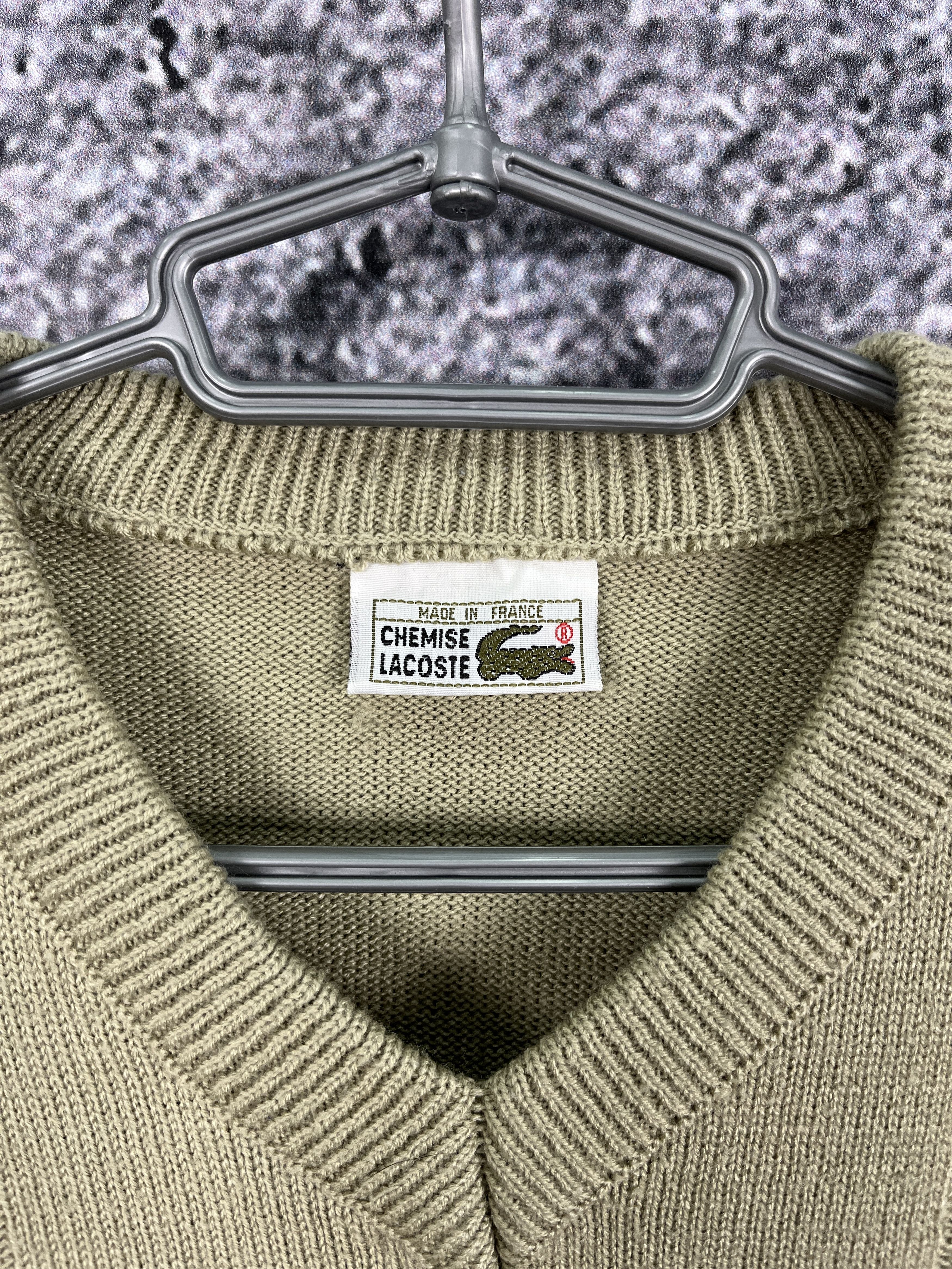 Lacoste Vintage 90s Chemise Lacoste Sweater Made in France Size M-L Size US M / EU 48-50 / 2 - 5 Thumbnail