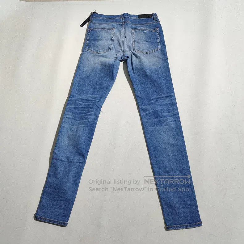 Amiri Amiri Size 32 Sidebar rhinestone blue jeans Size US 32 / EU 48 - 8 Thumbnail