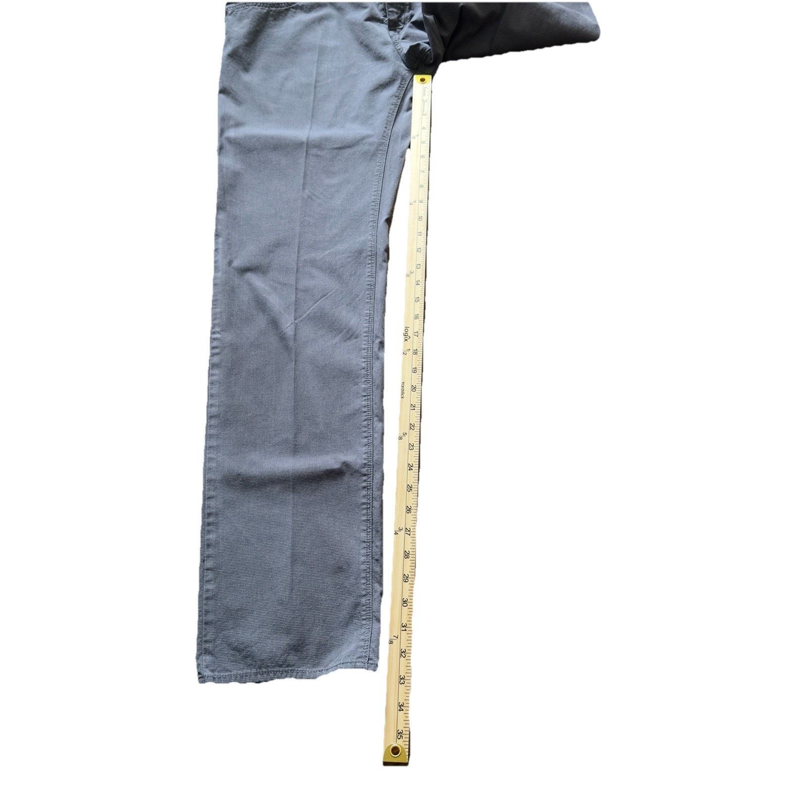 Hugo Boss Hugo Boss Maine Regular Fit Grey Micro-Pattern Pants 36x34 Size US 36 / EU 52 - 8 Thumbnail