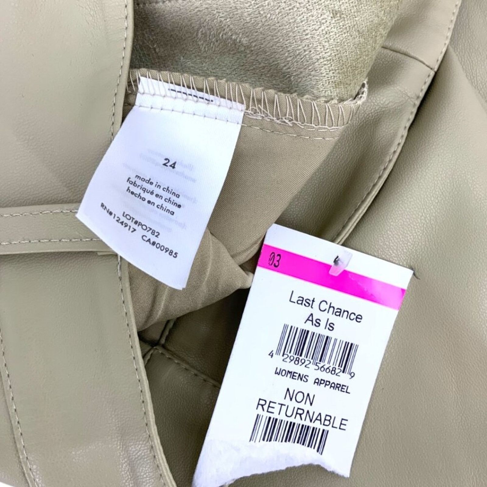 WeWoreWhat WeWoreWhat Faux Leather Kickflare Pant Size 24 NWOT $128 MSP Size 24" / US 00 / IT 34 - 5 Thumbnail