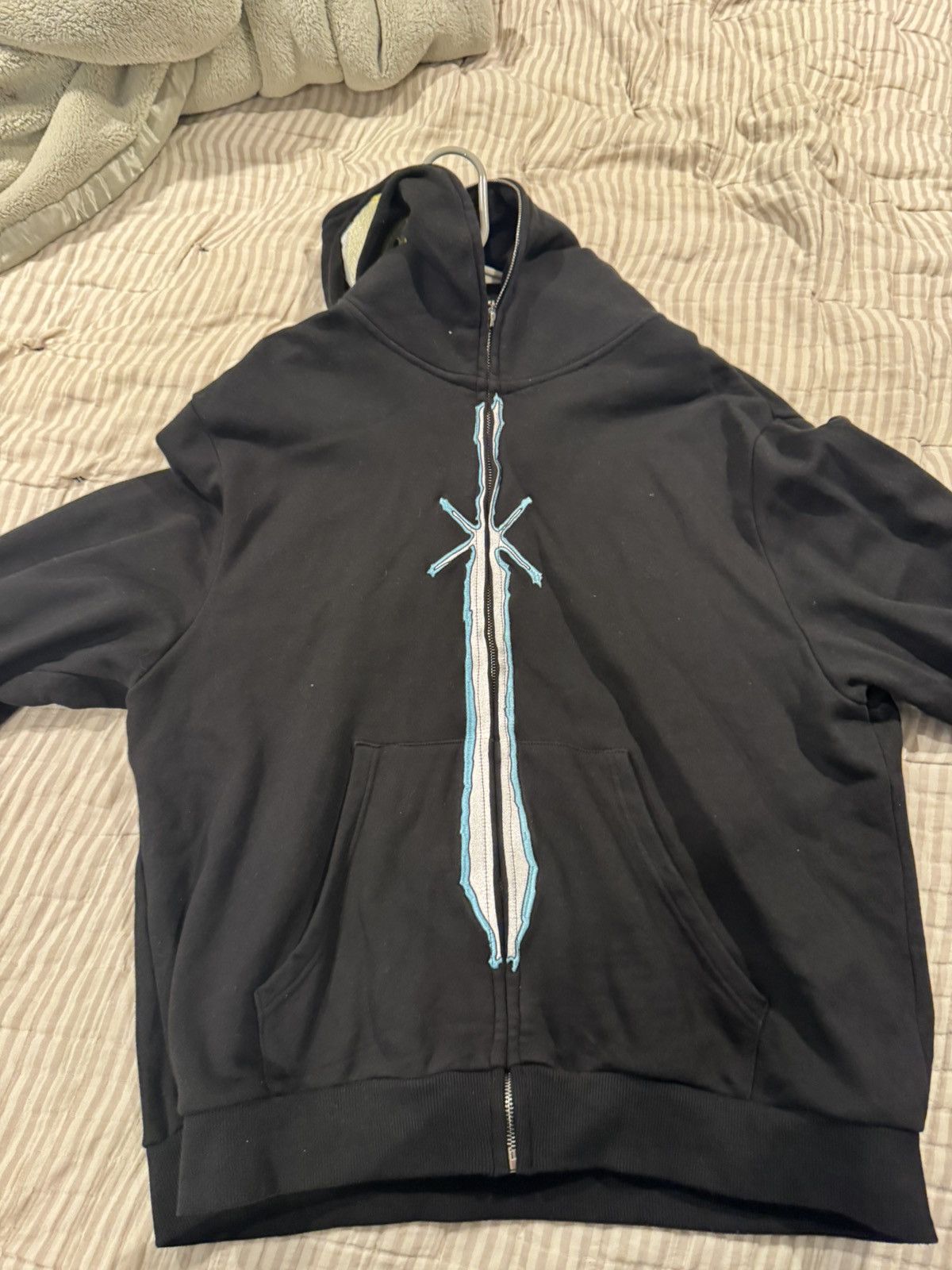 Vintage Ywach Bleach Full Zip Size US XL / EU 56 / 4 - 2 Thumbnail