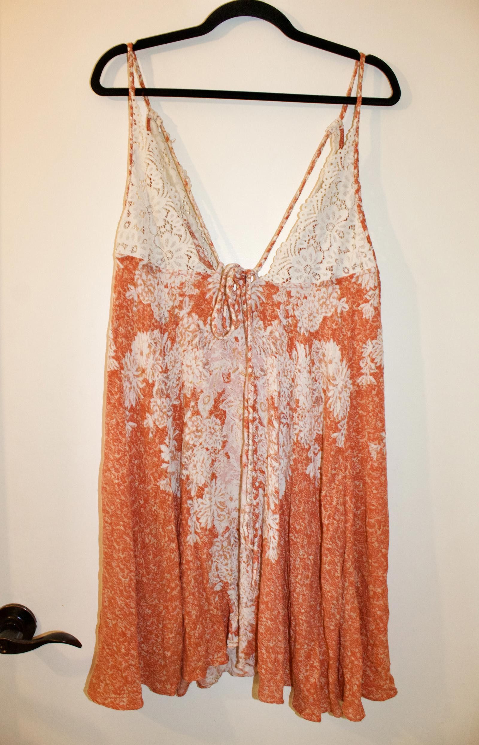 Free People Intimately Free People Bohemian Floral Maxi Dress SZ Med Size ONE SIZE - 1 Thumbnail