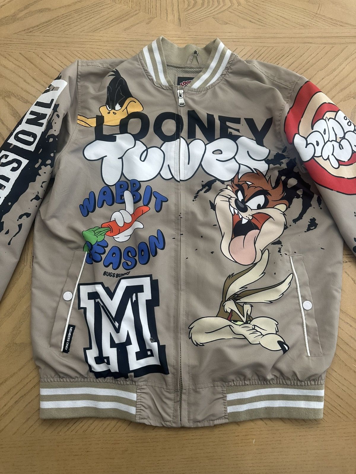 Members Only Looney Tunes Members Only Men’s Bomber Jacket Size US S / EU 44-46 / 1 - 1 Thumbnail