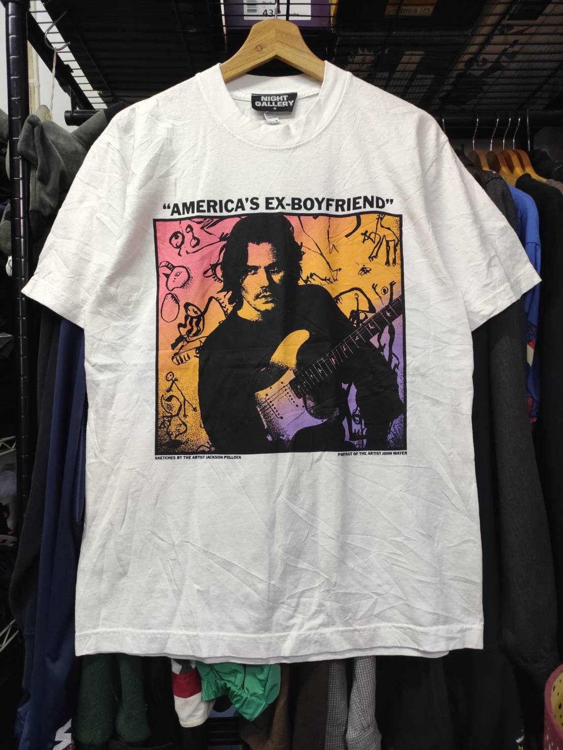 Band Tees Night Gallery John Mayer x Jackson Pollock Made in USA Size US M / EU 48-50 / 2 - 3 Thumbnail