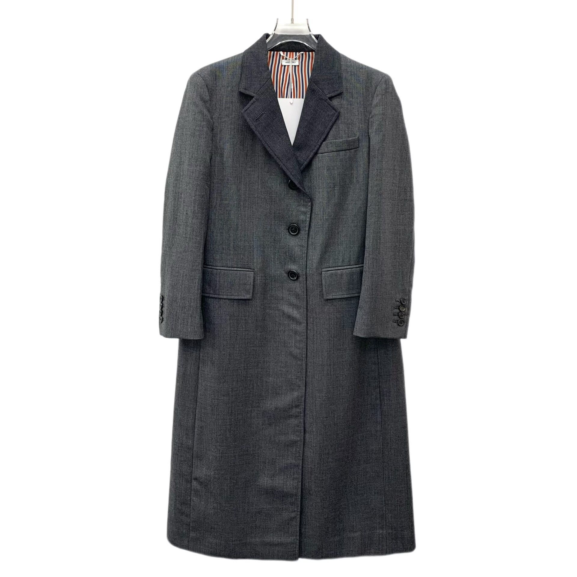 Thom Browne Thom Browne Wool Brown Light Jacket S Men Size US S / EU 44-46 / 1 - 1 Thumbnail
