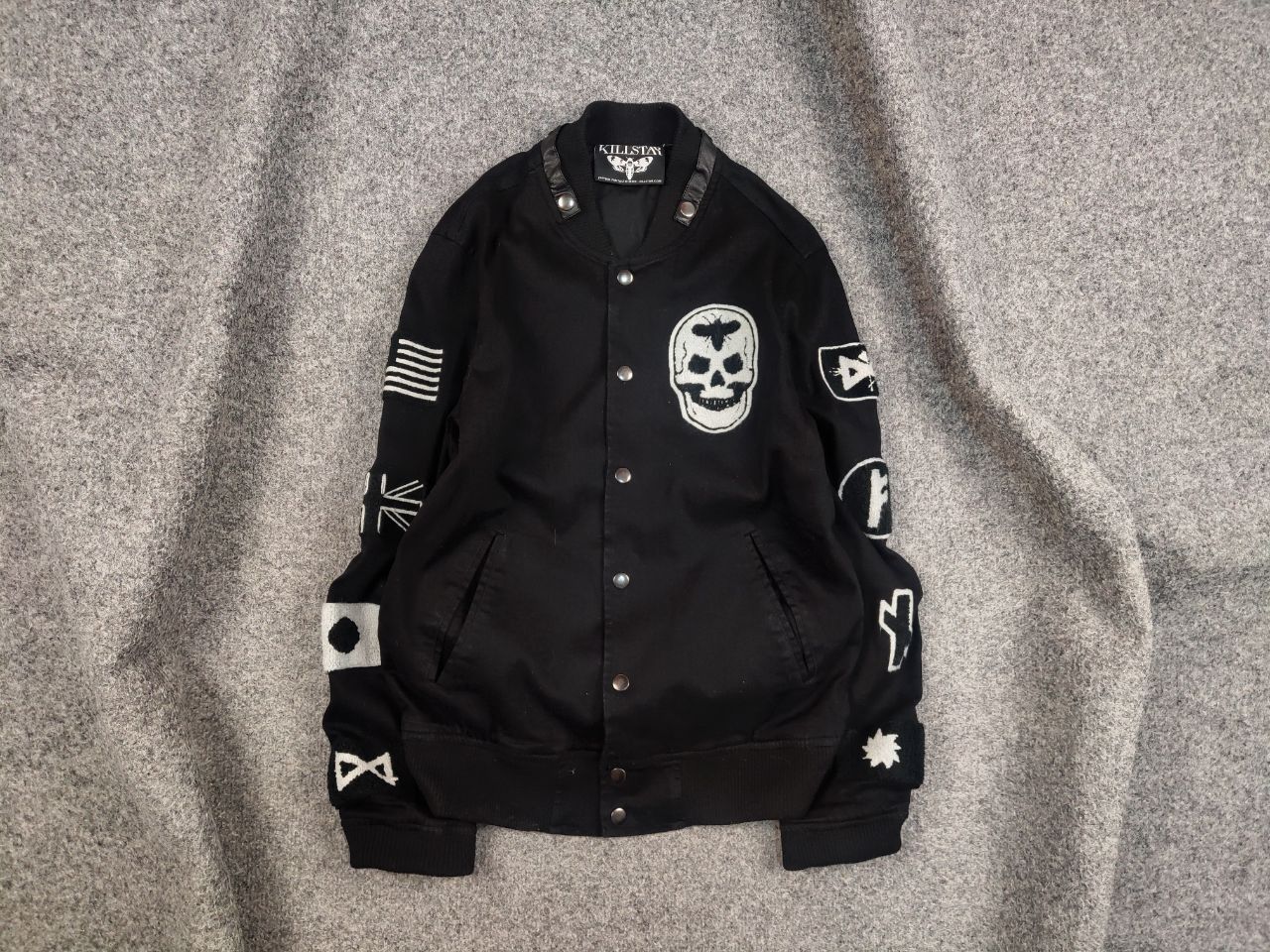 Killstar Killstar Bomber Logo Gothic Avant Garde Skeleton Jacket Size US S / EU 44-46 / 1 - 1 Thumbnail