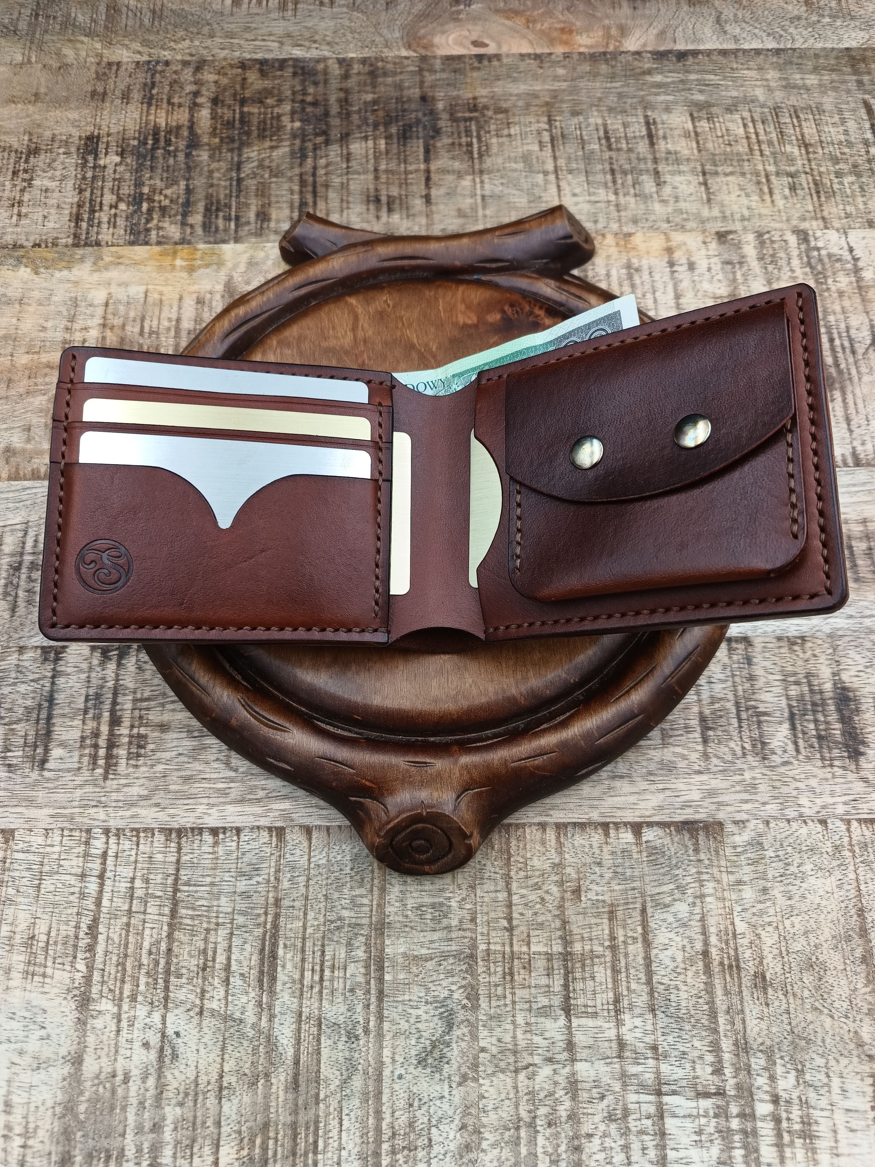 Other Handmade top grain leather wallet cardholder Size ONE SIZE - 3 Thumbnail