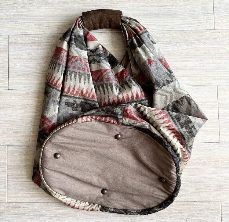 Kapital Kapital Hirata Hehong Ethnic Style Printed Sheepskin Handbag Size ONE SIZE - 3 Thumbnail