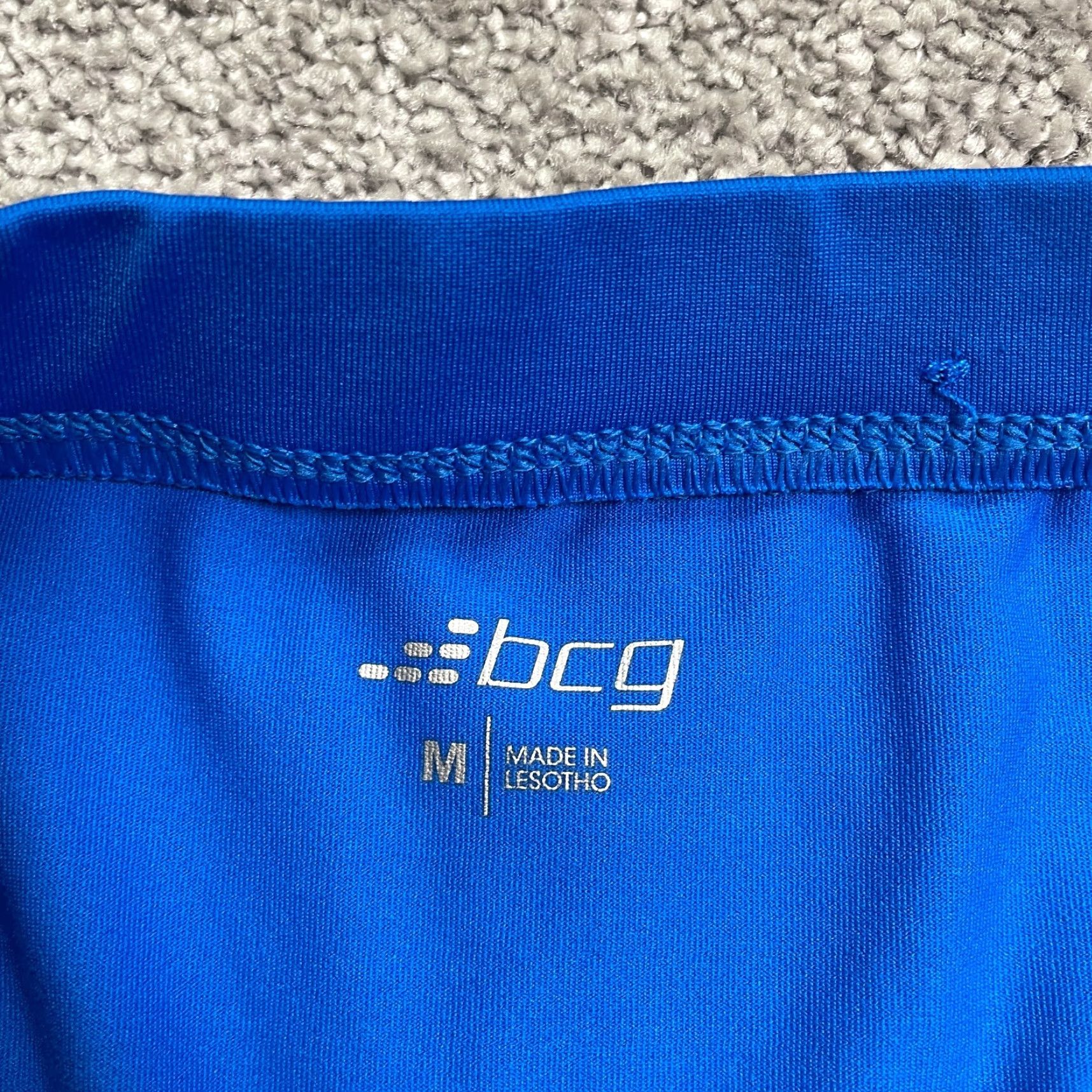 Vintage BCG Active Compression Shorts Juniors Medium Blue Athletic Running Yoga Gym 24x3 Size 24" / US 00 / IT 34 - 3 Thumbnail