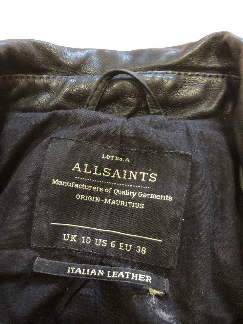 Allsaints Allsaints Leather jacket Size M / US 6-8 / IT 42-44 - 6 Thumbnail