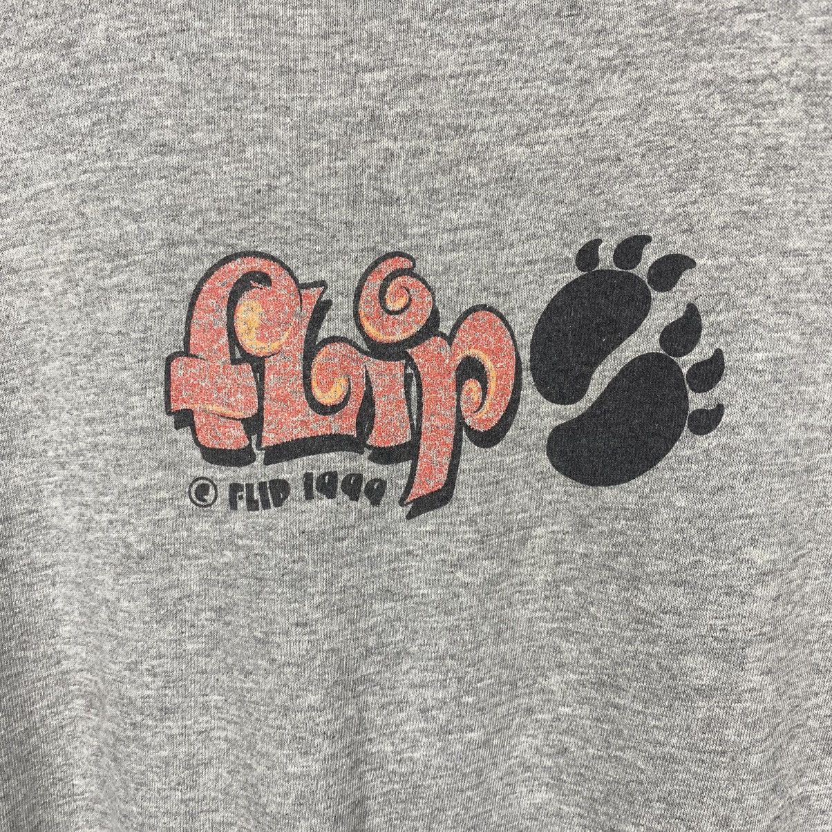 Flip Skateboards × Vintage 💥90s FLIP SKATEBOARD RARE LOGO TSHIRT Size US M / EU 48-50 / 2 - 5 Thumbnail