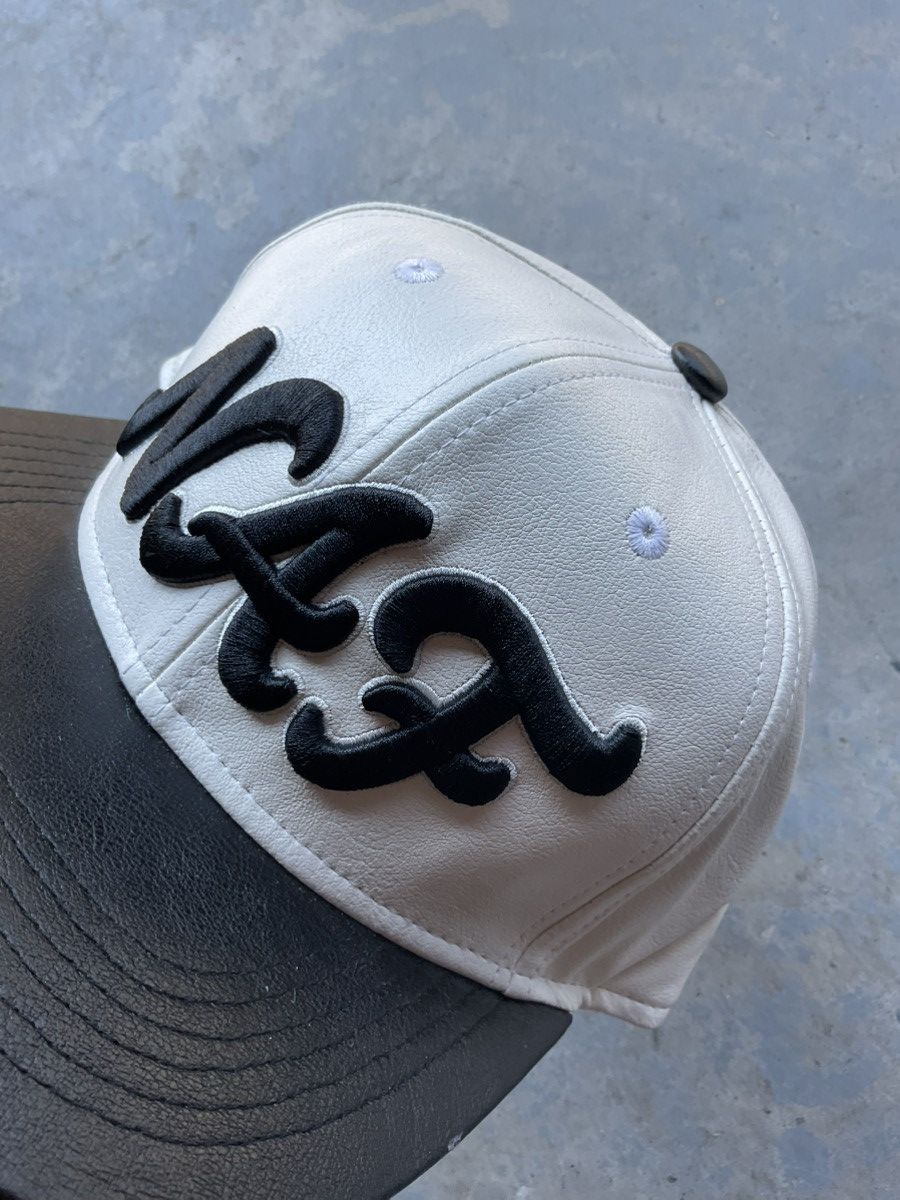 Other NAF Leather 420 Exclusive Fitted Hat White/Black Size ONE SIZE - 2 Thumbnail