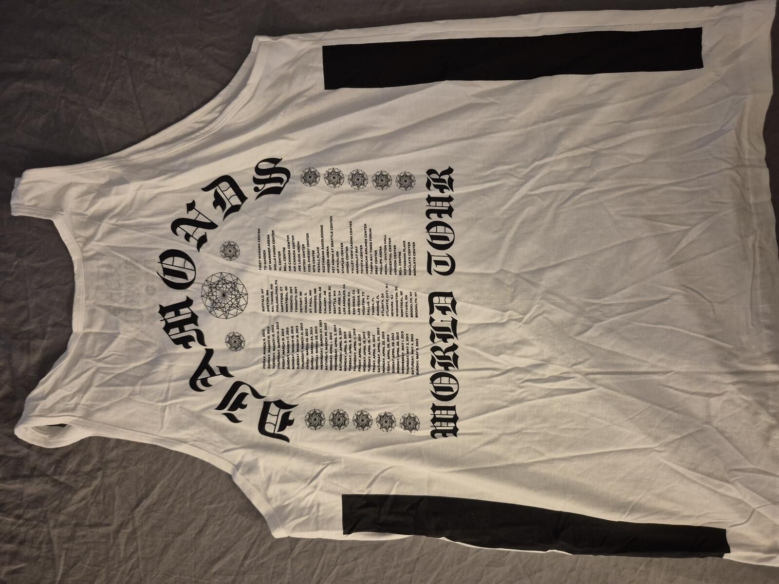 A$AP Rocky A$AP Rocky White Tank Tee Size XL "Long Live A$AP" Size US XL / EU 56 / 4 - 3 Thumbnail