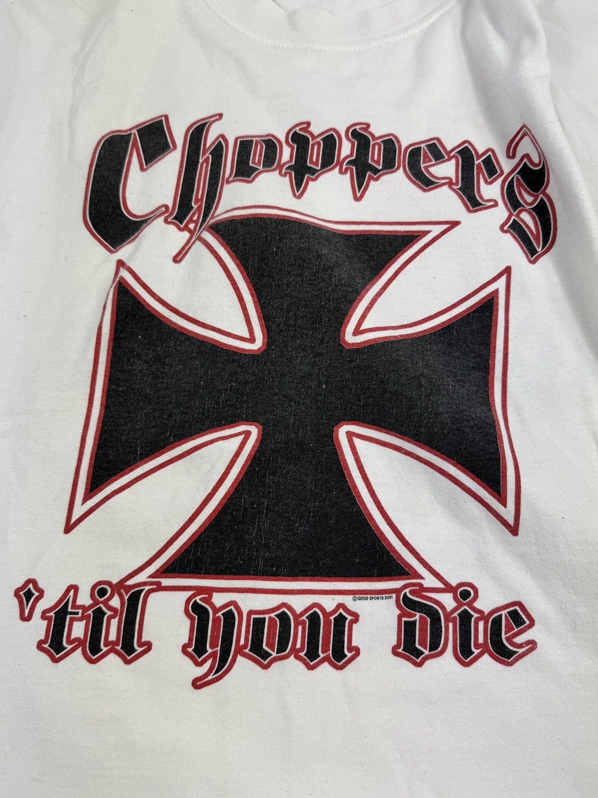 West Coast Choppers VINTAGE CHOPPERS PRINT T-SHIRT Size US XL / EU 56 / 4 - 3 Thumbnail