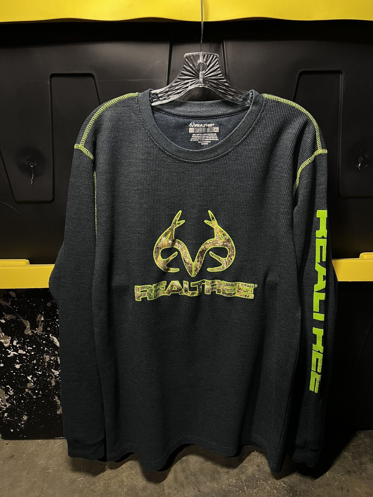 Realtree Sick Realtree Logo Long Sleeve Thermal Neon green Size US XL / EU 56 / 4 - 1 Thumbnail