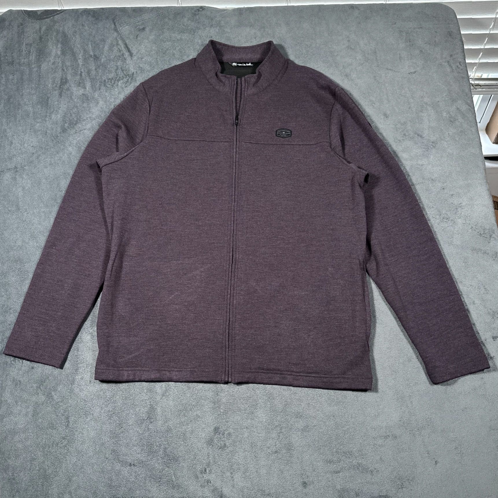 TravisMathew Travis Mathew Jacket Mens XL Heather Purple Full Zip Size US XL / EU 56 / 4 - 2 Thumbnail